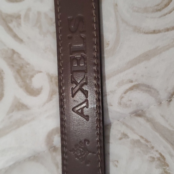 AXEL'S Brown Genuine American Alligator Belt Size 36 - Picture 6 of 13